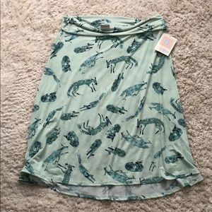 NWT LuLaRoe Midi Skirt